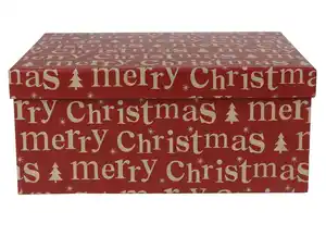 Dekobox „MerryXmas“ ca. L 31 x B 24 x H 14 cm