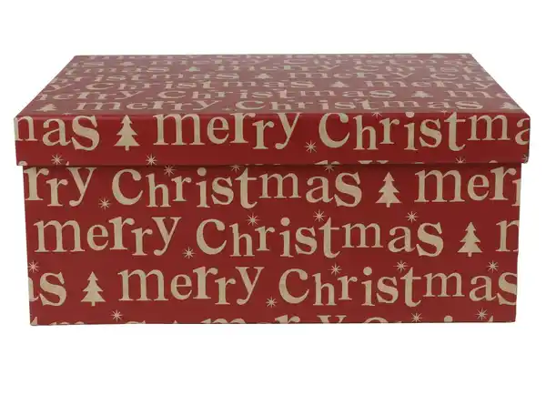 Bild 1 von Dekobox „MerryXmas“ ca. L 31 x B 24 x H 14 cm