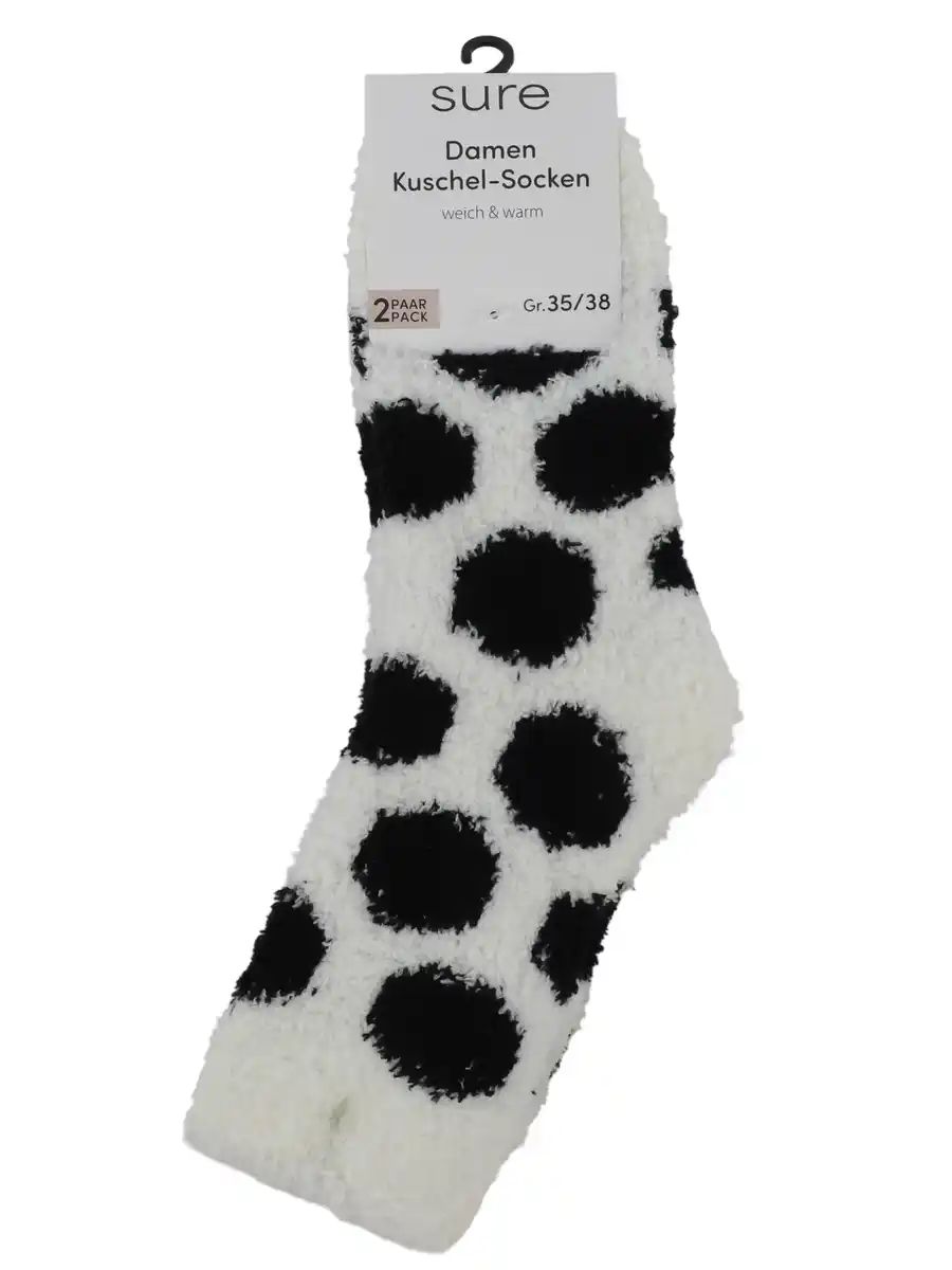 Bild 3 von Damen Kuschelsocken im 2er Pack Schwarz