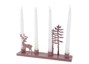 Metall-Kerzenhalter mit 4 Kerzenhalten