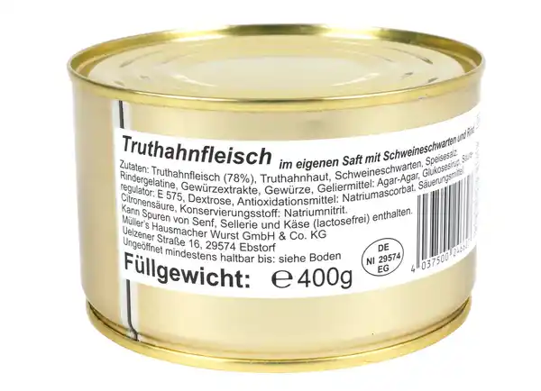 Bild 1 von Müllers Truthahnfleisch 400g