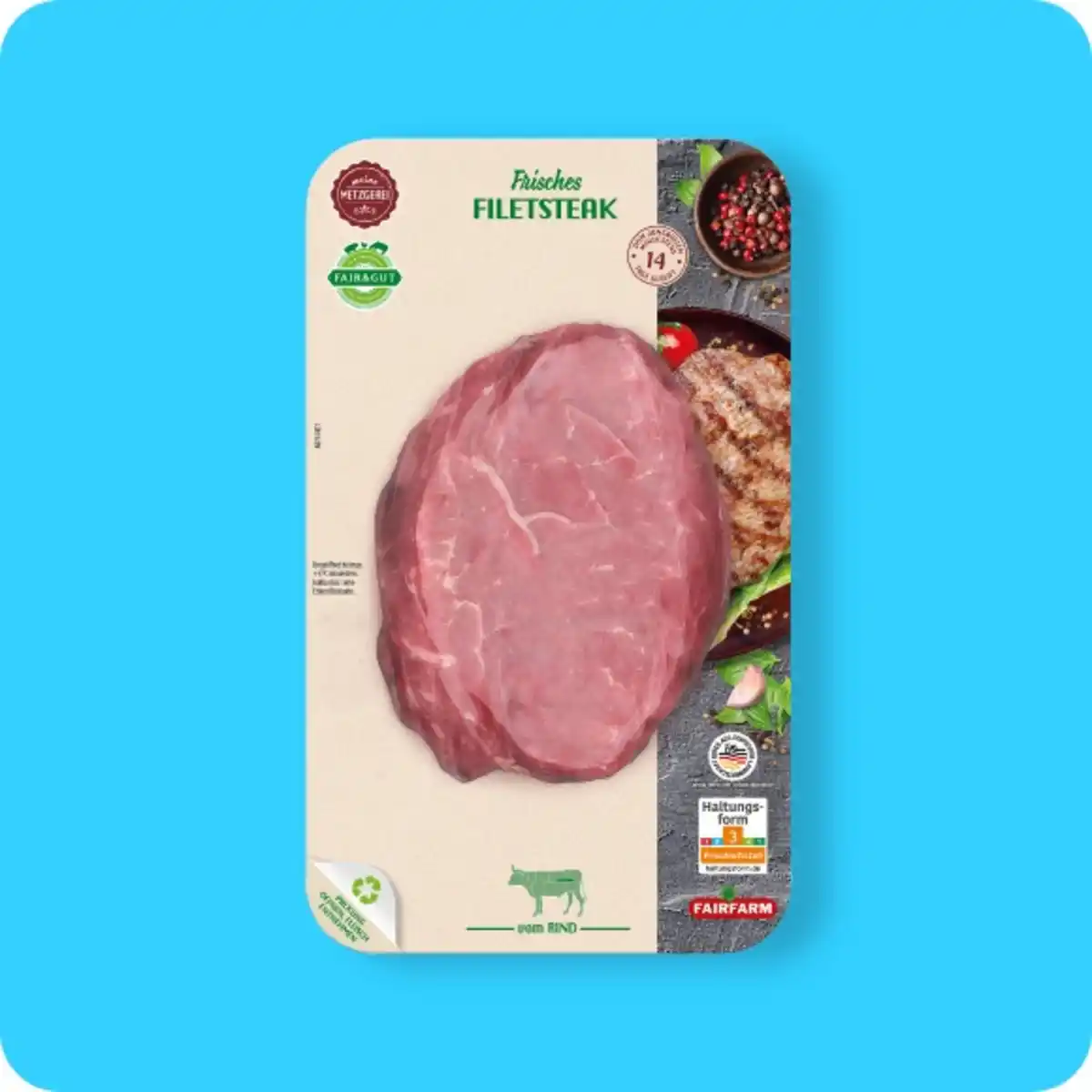 Bild 1 von FAIR & GUT Filetsteak, Vom Rind