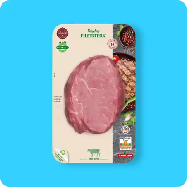 Bild 1 von FAIR & GUT Filetsteak, Vom Rind