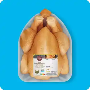 MEINE METZGEREI Maispoularde, goldgelb, Ohne Hals und Innereien