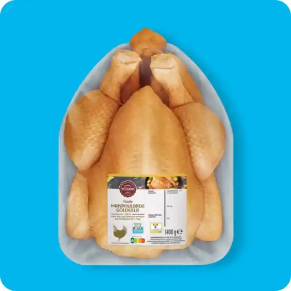 Bild 1 von MEINE METZGEREI Maispoularde, goldgelb, Ohne Hals und Innereien