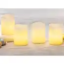 Bild 1 von I-Glow LED-Echtwachs-Adventskerzen 4er-Set