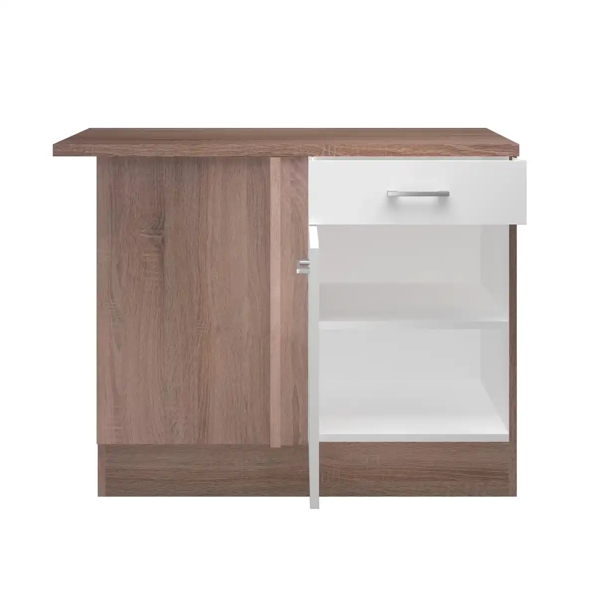 Bild 2 von Flex-Well Küchenunterschrank »Samoa«, Sonoma Eichefarben / weiß