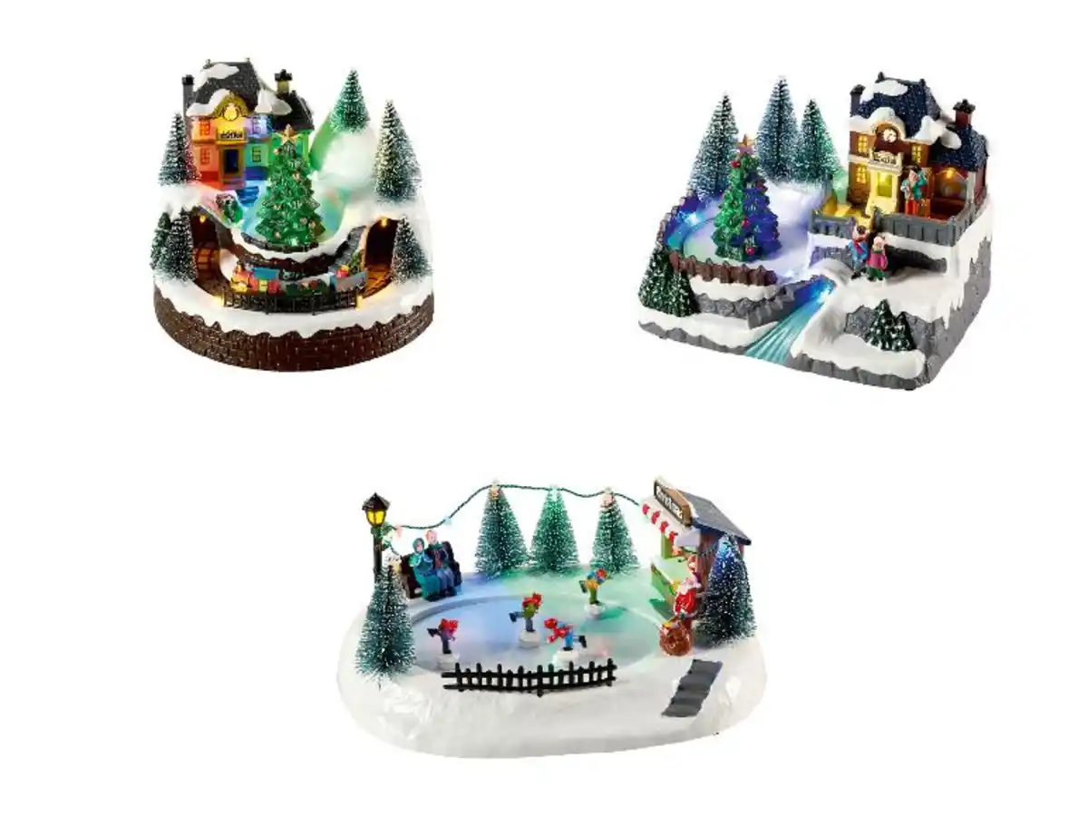 Bild 1 von LIVARNO home LED-Weihnachtsdorf