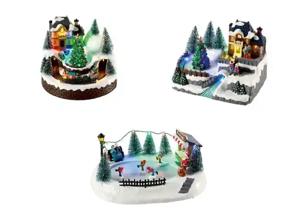 Bild 1 von LIVARNO home LED-Weihnachtsdorf