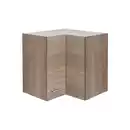 Bild 1 von Flex-Well Eck-Hängeschrank »Samoa«, Sonoma Eiche, weiß/braun, melaminbeschichtete Spanplatte