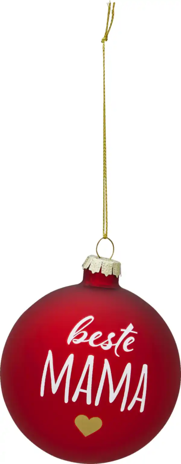 Bild 1 von IDEENWELT Weihnachtsbaumkugel Mama