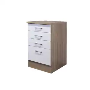 Flex-Well Unterschrank »Samoa«, Sonoma Eichefarben / weiß