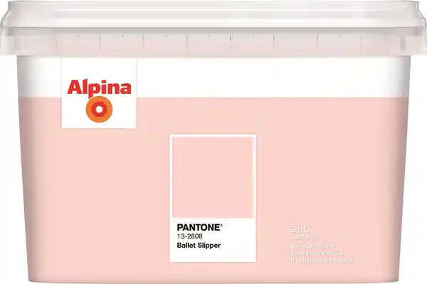 Bild 1 von Alpina Wandfarbe Pantone matt ballet slipper 2,5 L