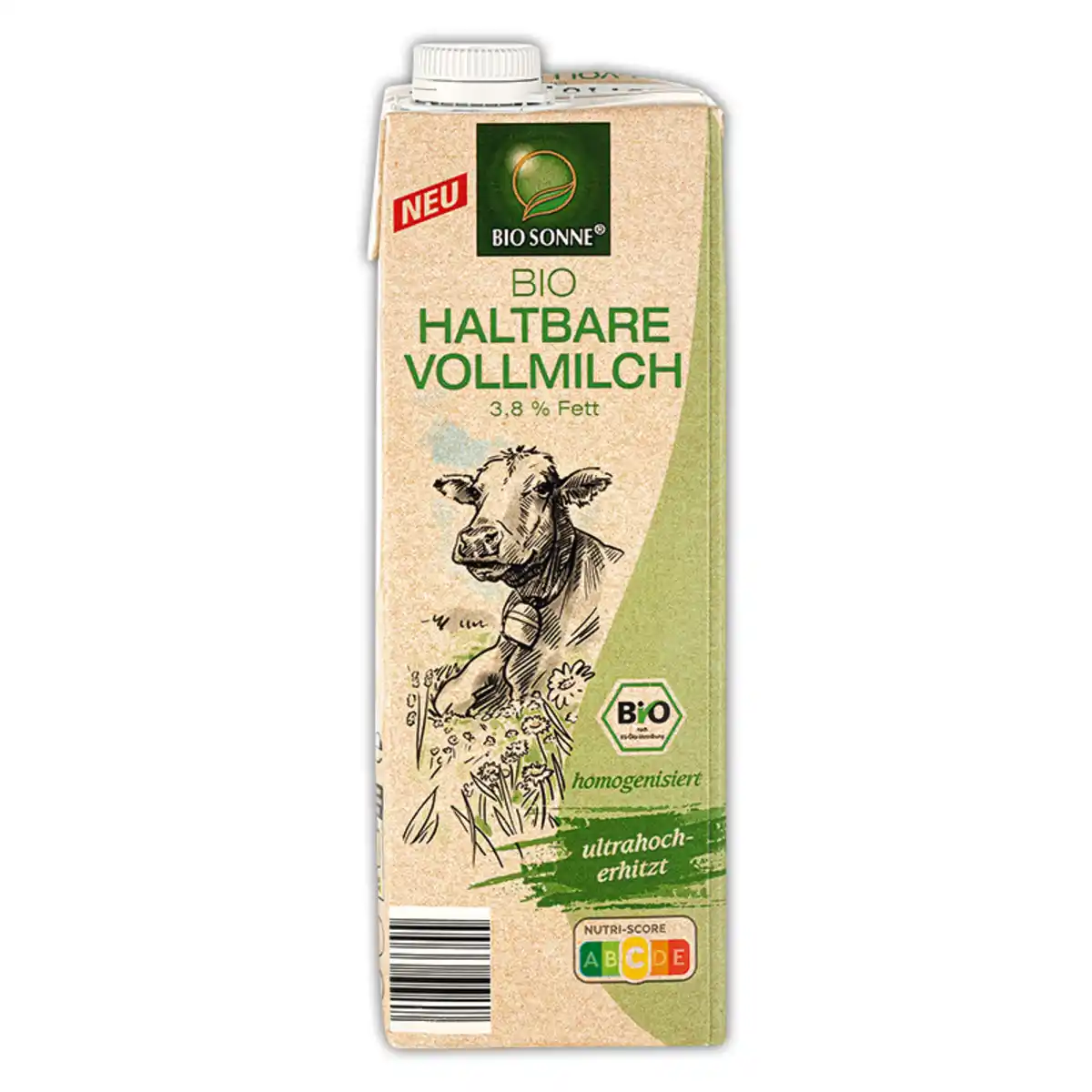 Bild 1 von Bio Sonne Haltbare Bio-Vollmilch 3,8% Fett
