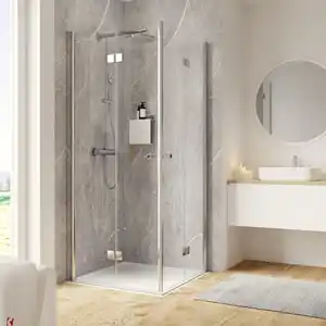 SCHULTE Eckeinstieg »Garant 2.0«, BxHxT: 100 x 200 x 100 cm, Türart: Drehfalttür