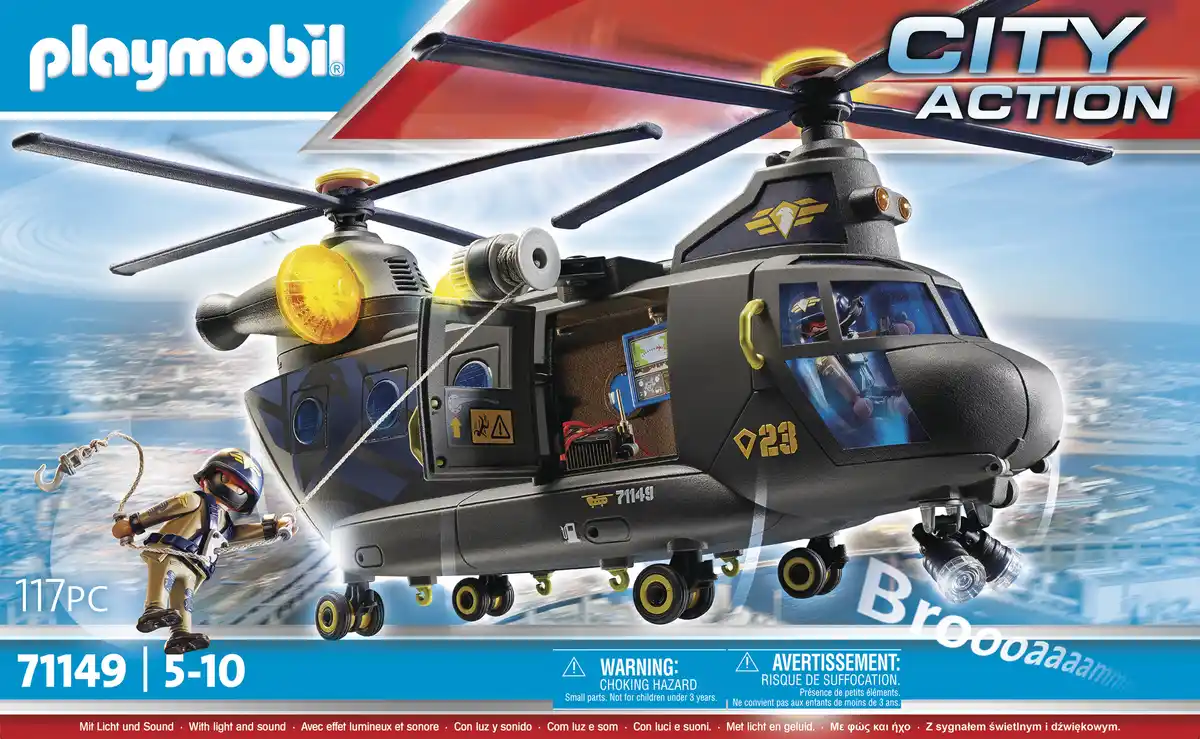 Bild 1 von Playmobil 71149 SWAT-Rettungshelikopter