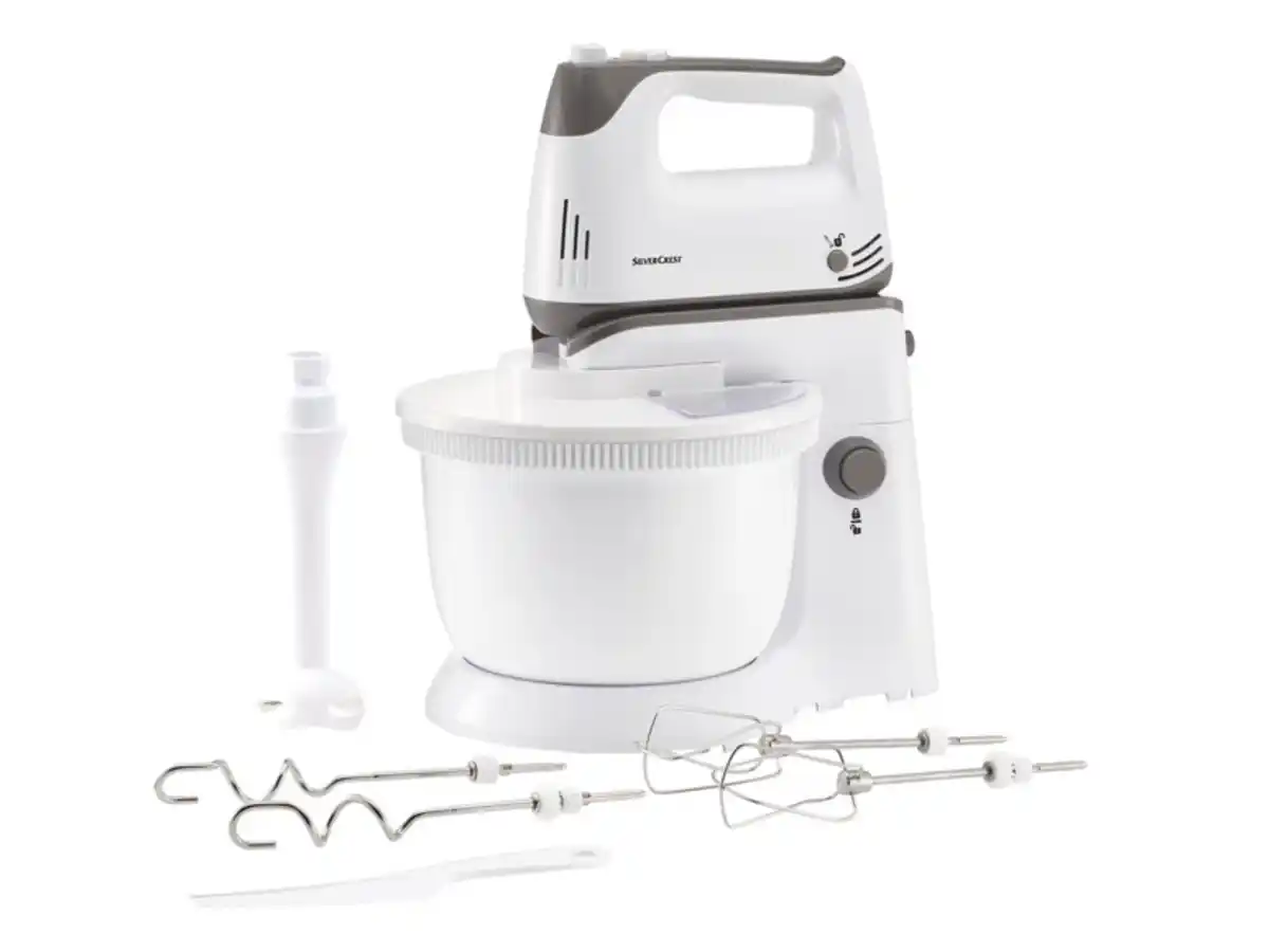 Bild 3 von SILVERCREST® KITCHEN TOOLS Handmixer-Set »SHMS 300 D2« mit Schüssel und Spritzschutz