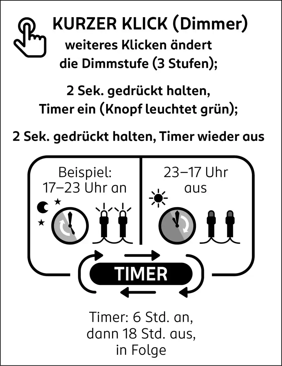 Bild 3 von IDEENWELT Lichterkette Minikugeln