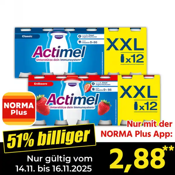 Bild 1 von Danone Actimel XXL