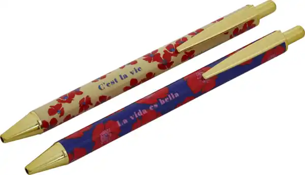 Bild 1 von IDEENWELT 2er Set Gelstifte Blumen