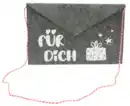 Bild 1 von Umschlag Filz mit Band Frohe Weihnachten 26x18cm Farbe: Grau "für dich"