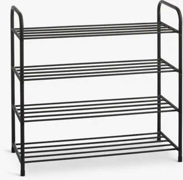 Bild 1 von Schuhregal HALS 4 Böden schwarz