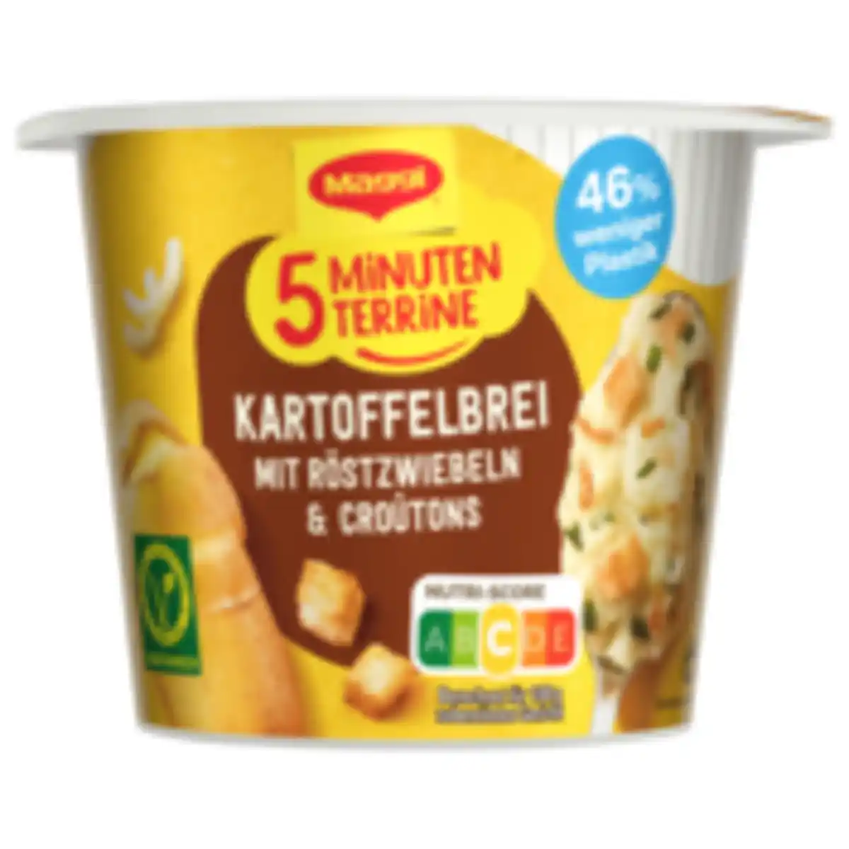 Bild 1 von Maggi 5 Minuten Terrine Kartoffelbrei mit Röstzwiebeln & Croutons