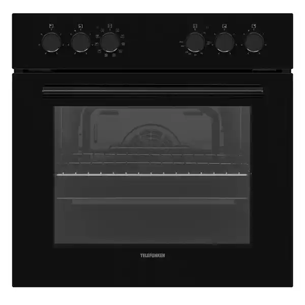 Bild 2 von TELEFUNKEN Einbau-Herd-Set »ECHS65A-B2«, 65 Liter, Backofen mit Glaskeramik-Kochfeld, 10 Betriebsarten, schwarz