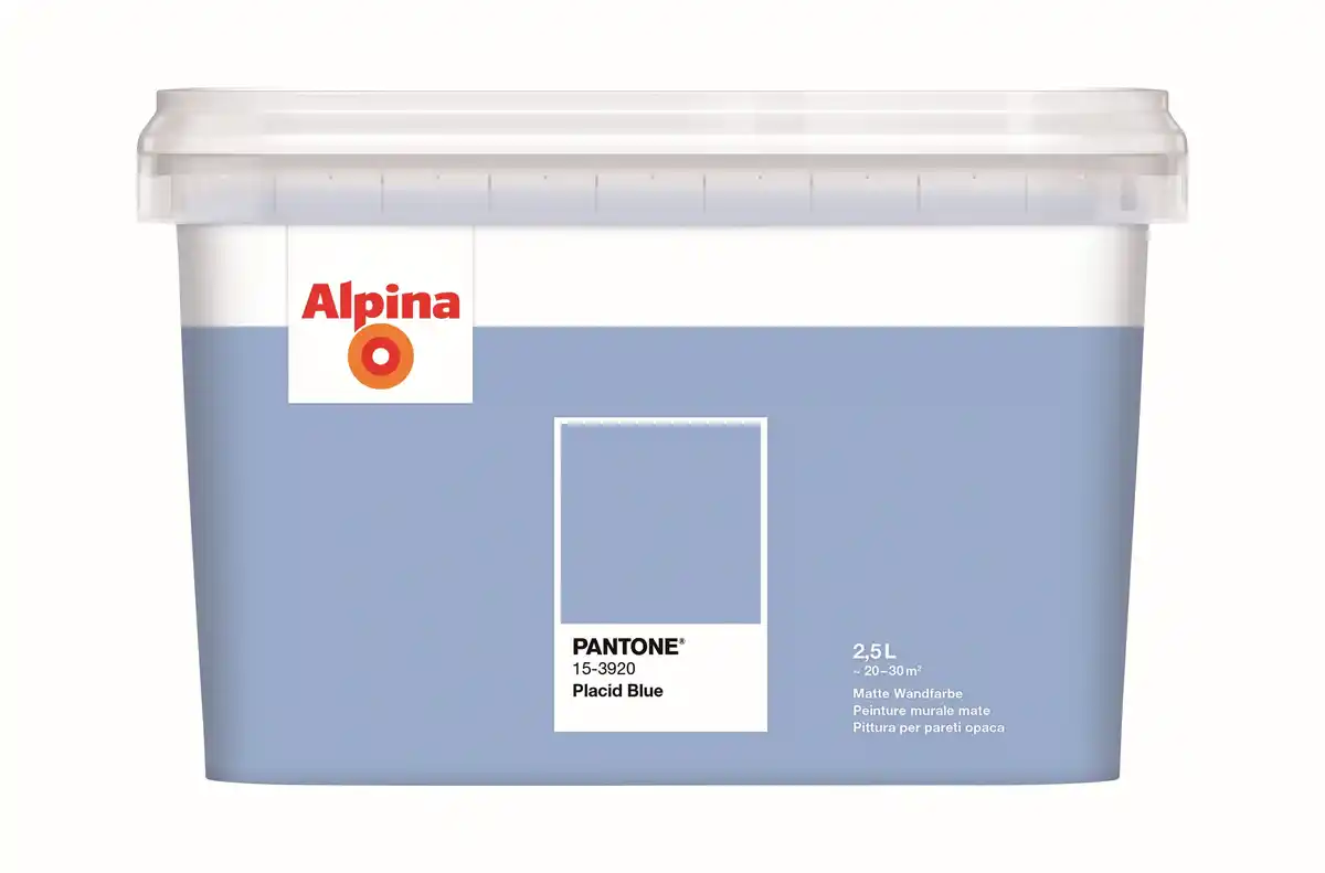 Bild 1 von Alpina Wandfarbe Pantone matt placid blue 2,5 L