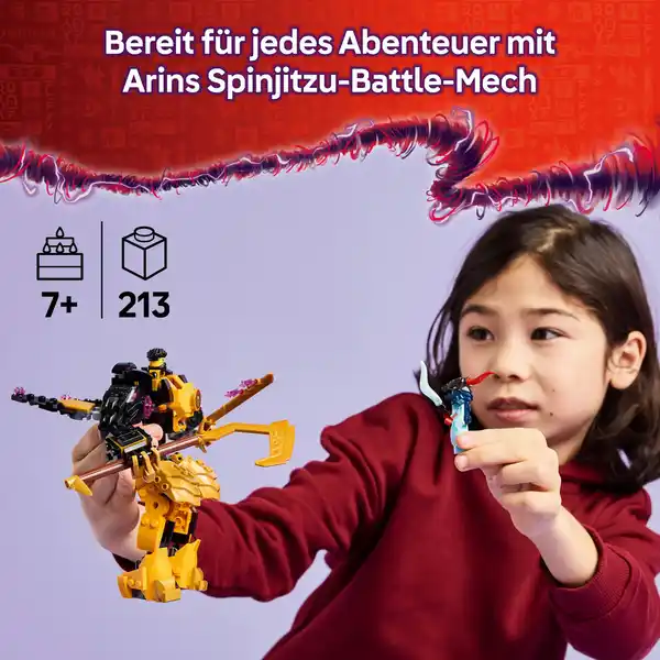 Bild 4 von LEGO NINJAGO 71839 Arins Spinjitzumech