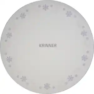 Krinner Weihnachtsbaumunterlage Ø 60 cm weiß