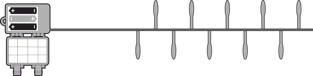 Bild 2 von IDEENWELT Micro-LED-Lichterkette – Cluster