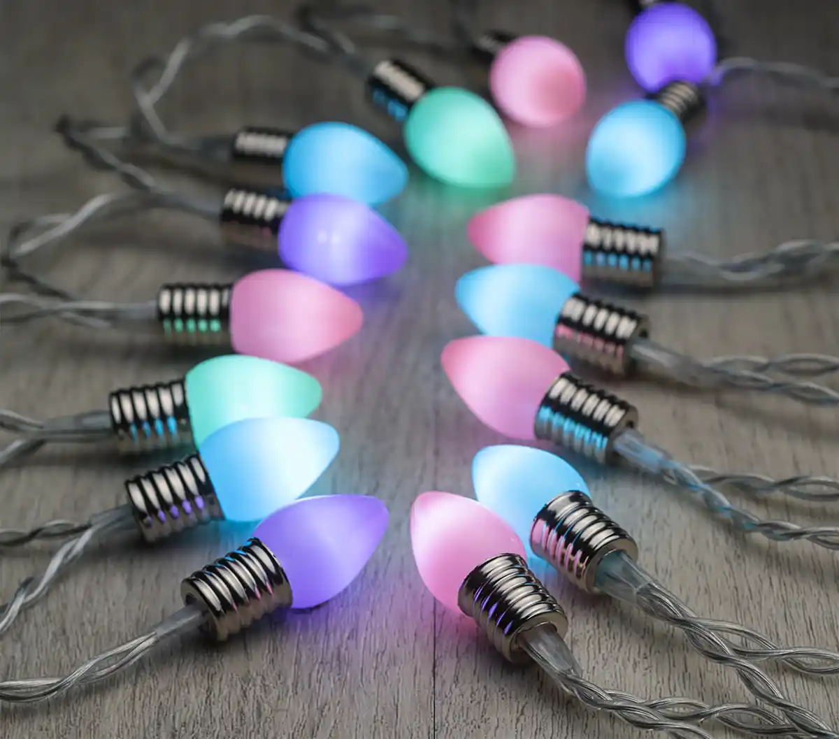 Bild 1 von IDEENWELT LED-Lichterkette – Pastell-Birnen