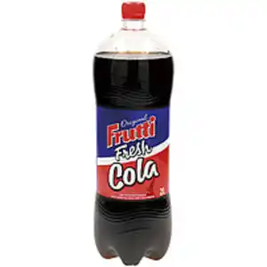 Kohlensäure- und koffeinhaltiges Erfrischungsgetränk – "Frut...