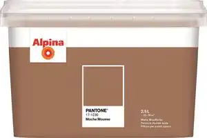 Alpina Wandfarbe Pantone matt mocha mousse 2,5 L