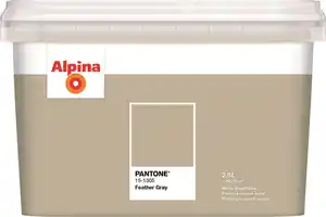 Alpina Wandfarbe Pantone matt feather gray 2,5 L