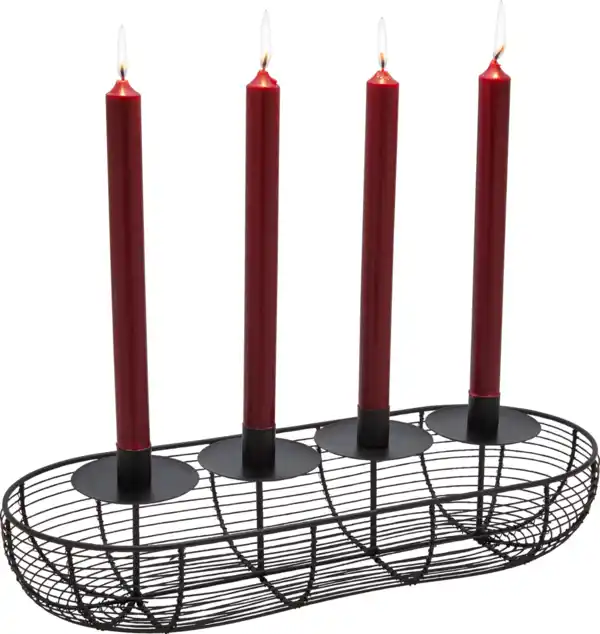 Bild 3 von IDEENWELT Metallkerzenhalter lang