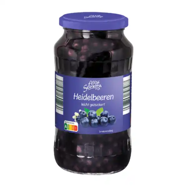 Bild 1 von ALL SEASONS Heidelbeeren 580ml
