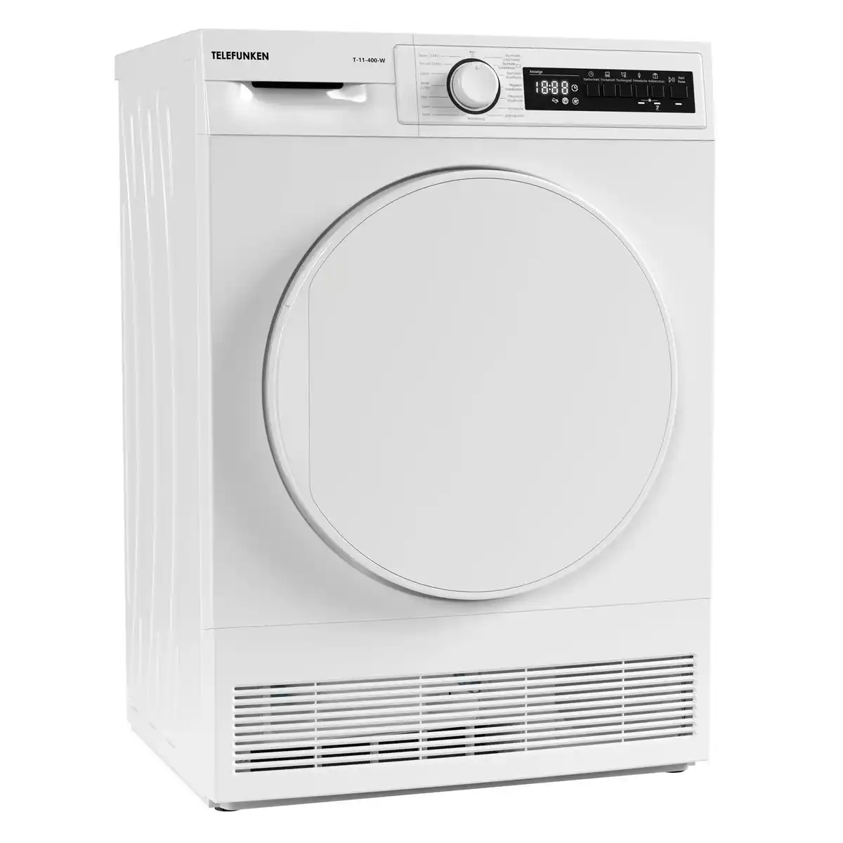 Bild 1 von TELEFUNKEN Kondenstrockner »T-11-400-W«, BxHxL: 59,6 x 84,5 x 52,3 cm, Fassungsvermögen: 7 kg, weiß