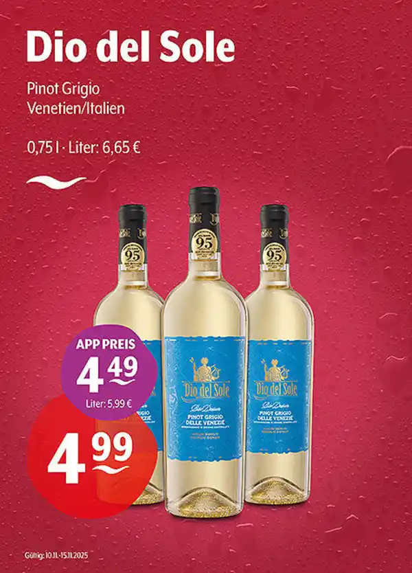 Bild 1 von Dio del Sole Pinot Grigio Venetien/Italien