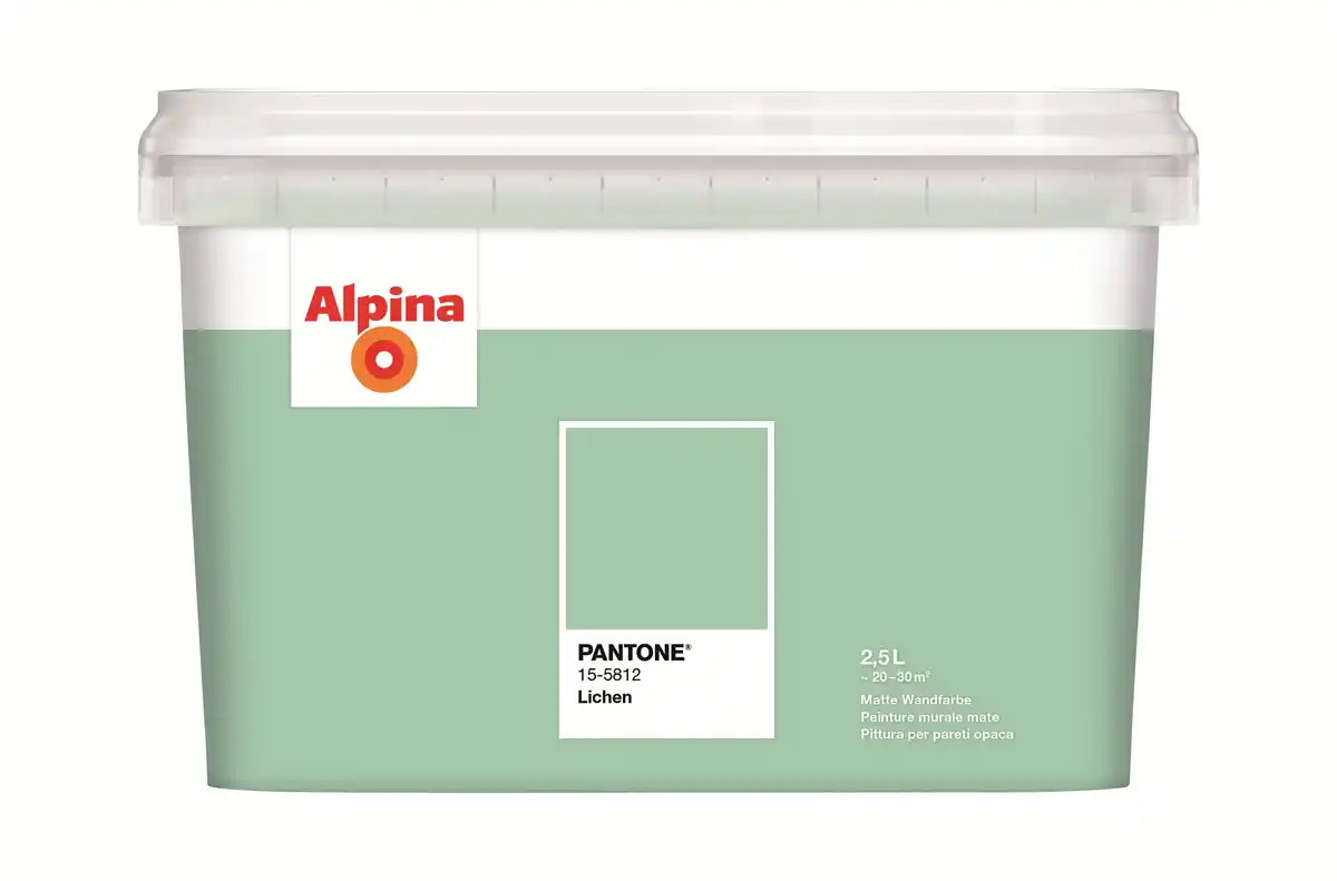 Bild 1 von Alpina Wandfarbe Pantone matt lichen 2,5 L