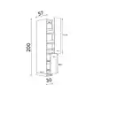 Bild 2 von Flex-Well Apothekerschrank »Samoa«