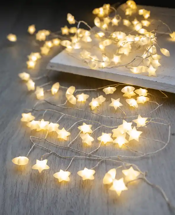 Bild 1 von IDEENWELT LED-Cluster-Lichterkette Sterne