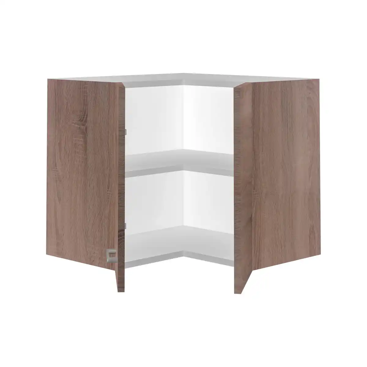 Bild 3 von Flex-Well Eck-Hängeschrank »Samoa«, Sonoma Eiche, weiß/braun, melaminbeschichtete Spanplatte