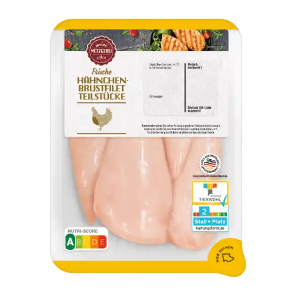 Bild 2 von MEINE METZGEREI Hähnchenbrustfilet-Teilstücke 600g