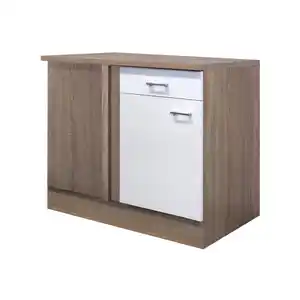 Flex-Well Küchenunterschrank »Samoa«, Sonoma Eichefarben / weiß