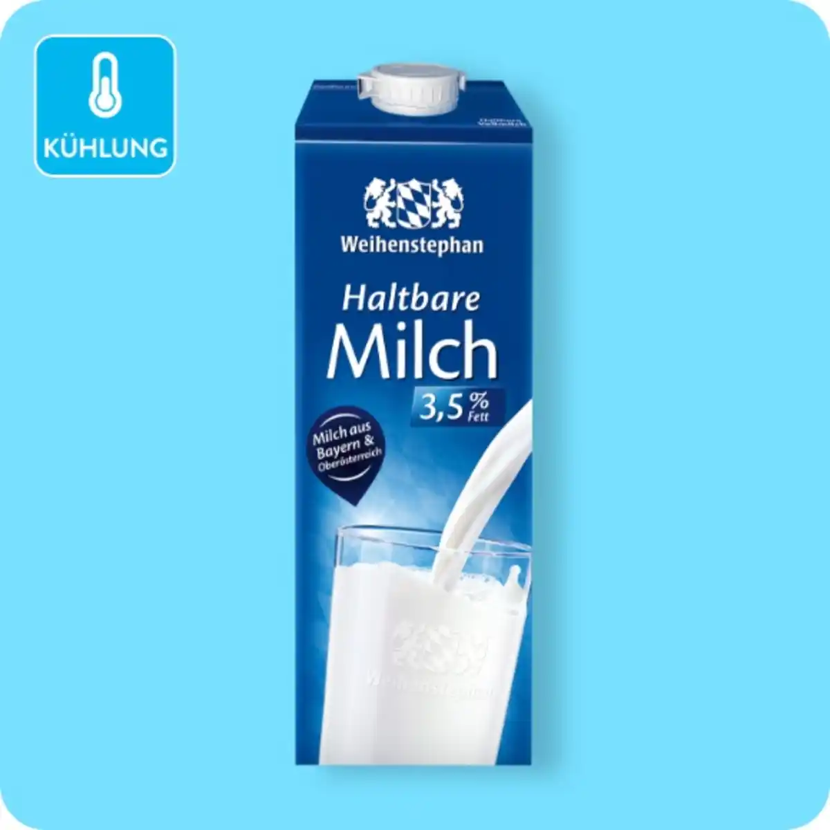 Bild 1 von WEIHENSTEPHAN Haltbare Milch, 3