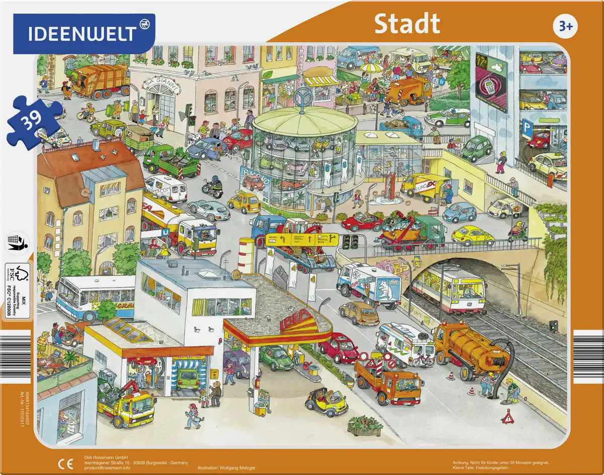 Bild 4 von IDEENWELT Rahmenpuzzle Arche Noah