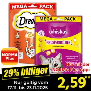 Whiskas/Dreamies Snacks XXL