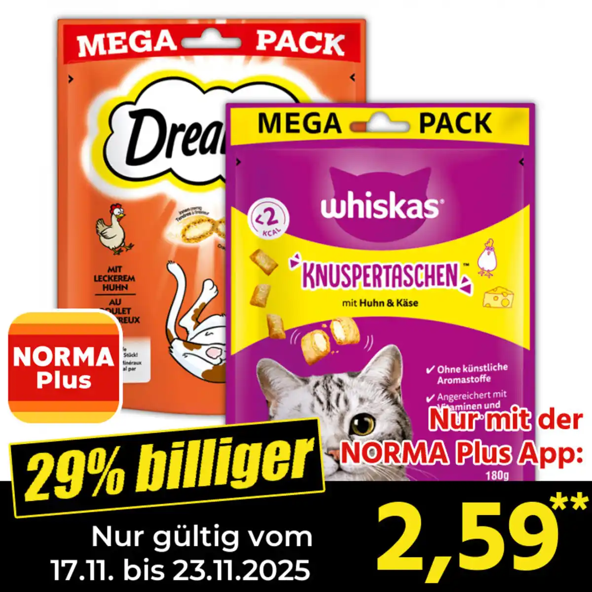 Bild 1 von Whiskas/Dreamies Snacks XXL